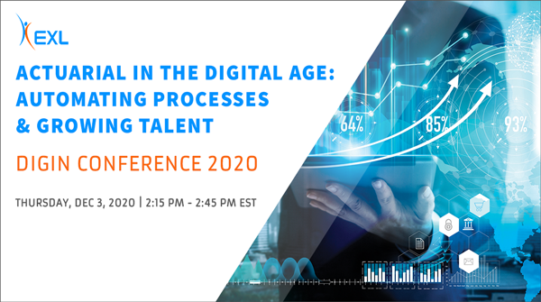 exl_service's tweet photo. Attending #DIGIN2020? Join EXL and our panelists from @EY_Insurance and @Prudential to learn how insurers can create process efficiencies and cost savings in their actuarial functions.  

Register Here: https://t.co/uUuCphIL0h

#EXLLookDeeper #Insurance https://t.co/GvJVMO67gb