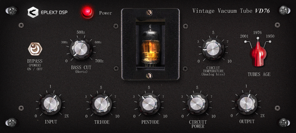 Eplex7DSP's tweet photo. Eplex7 Vintage vacuum tube VD76 plugin effect VST based on real analog circuit simulation technology https://t.co/vr0bRwx8Qc #vacuumtubeplugin #vsteffect #vstplugin #valveamplifier #analogsound #analogtube #analogcircuitsemulation #vst https://t.co/ZKnu9PPkmB