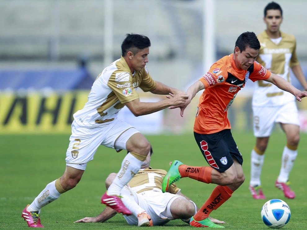 RockCervezaPuma's tweet photo. ▶ Tuzos 1-1 UNAM | Ida | 4tos #CL2014

🐹 Carreño (71')
😼 J. Cortés (90+3')

▶ UNAM 2-4 Tuzos | Vuelta | 4tos #CL2014

😼 Efrain Velarde (16') José Van Rankin (33')
🐹 Enner Valencia (12', 25', 47') Hugo Rodríguez (55')

Global: #Pumas 3-5 #Pachuca https://t.co/8oKd1k2u0j