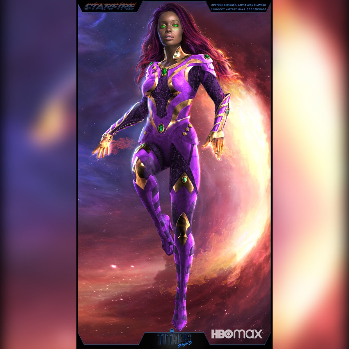 oportalclick's tweet photo. Saiu! O novo uniforme de Anna Diop como Estelar para a 3ª Temporada de "Titans" na HBO Max! #DCTitans https://t.co/F7Iqd0Mj6V