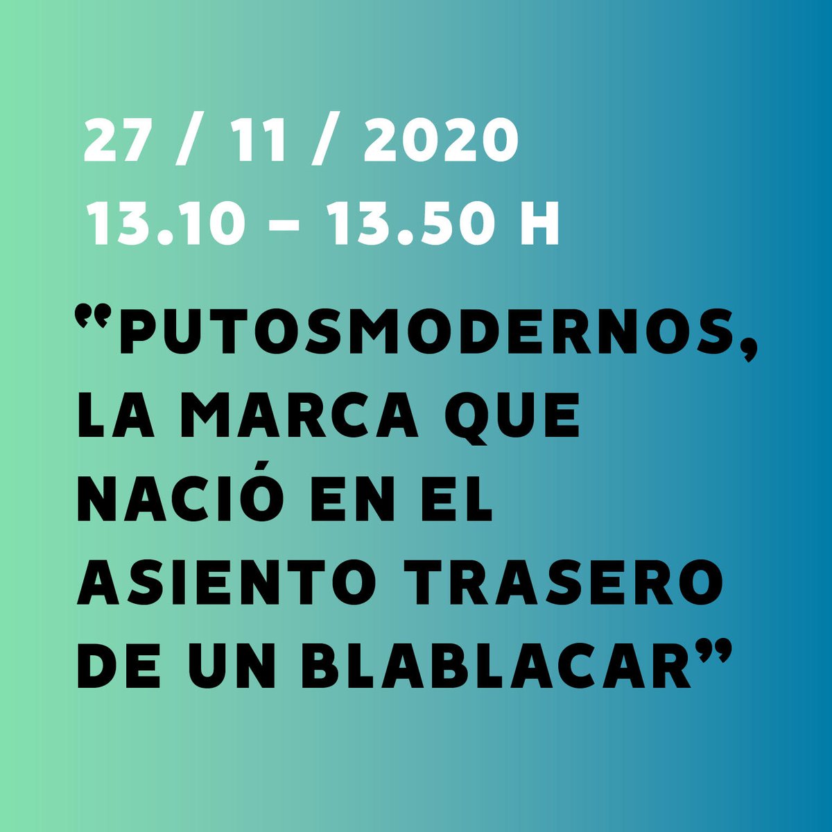 innovem's tweet photo. “Arruinar un whisky 12 años con cubitos sabor merluza.” Jo*er, es bueno 😂. Ellos son los PutosModernos. ¿Pero qué puto es PutosModernos? Es una parodia a la modernidad desde la modernidad. Nos lo explicarán Jorge Sandua i Joan Alvares en la 3a edición de InnovemFest ’20. https://t.co/fmJU6Rk2Fi