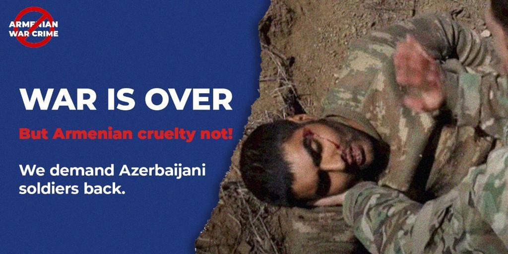 Elnur_Hidayet's tweet photo. Azerbaijan returns Armenian soldiers as per agreement, however, Armenia is still keeping Azerbaijani soldiers like Amin and Bayram in captivity. @amnesty @hrw @FRANCE24 @guardian @washingtonpost @CNN @BBCWorld @nytimes @FoxNews @Independent 

#bringbackAmin 
#bringbackBayram https://t.co/uLKHyNPiJN