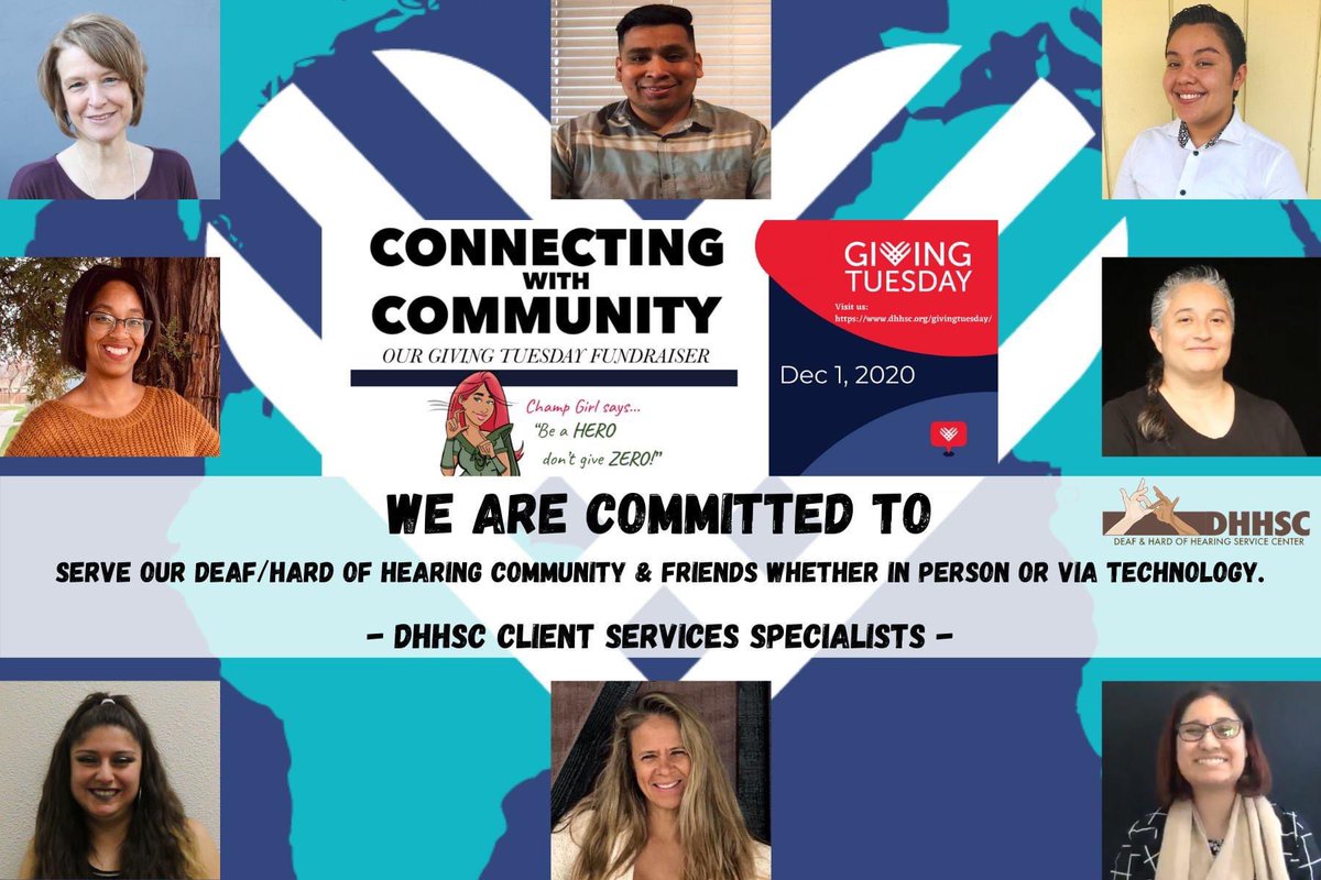 DHHSCtweets's tweet image. #DHHSC #GivingTueday #ConnectingWithCommunity #Technology 

- COUNTDOWN TO DECEMBER 1ST - OVER A WEEK TO GO! -

Featuring our CSS (Client Services Specialists) Team on why they need your support.

Show love and support to DHHSC!

Visit us: wwww.dhhsc.org/givingtuesday/

Hands wave!
