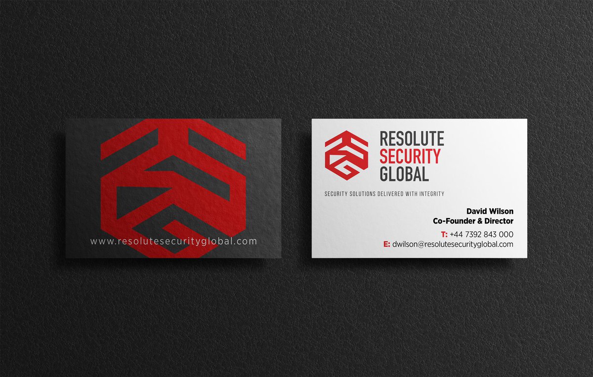 Favourite logo from last week, designed for Resolute Security Global.

Clean icon created using the company initials.

Business cards also designed in the process, and a website coming soon! 👨🏻‍💻