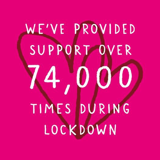 maggieswlondon's tweet photo. Thanks to players of #PeoplesPostcode #Lottery we were able to #support people more than 74,000 times by phone, email and online during #lockdown. https://t.co/5irxfWKsww
