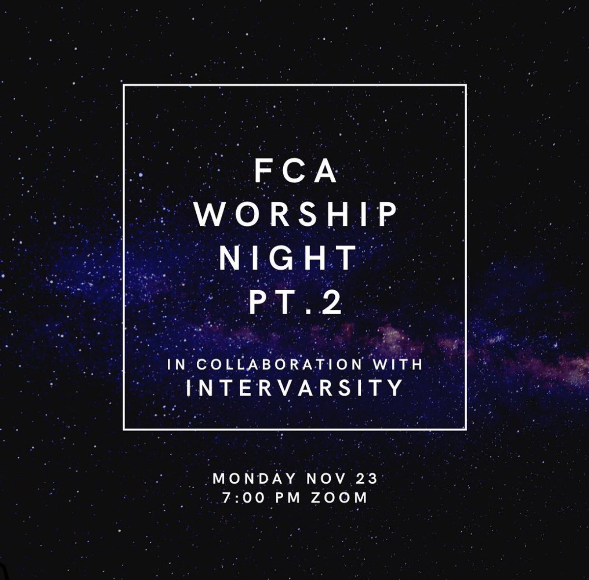 GatesCenter's tweet photo. Join FCA tonight at 7 PM CST! https://t.co/aRWXjk4gg0