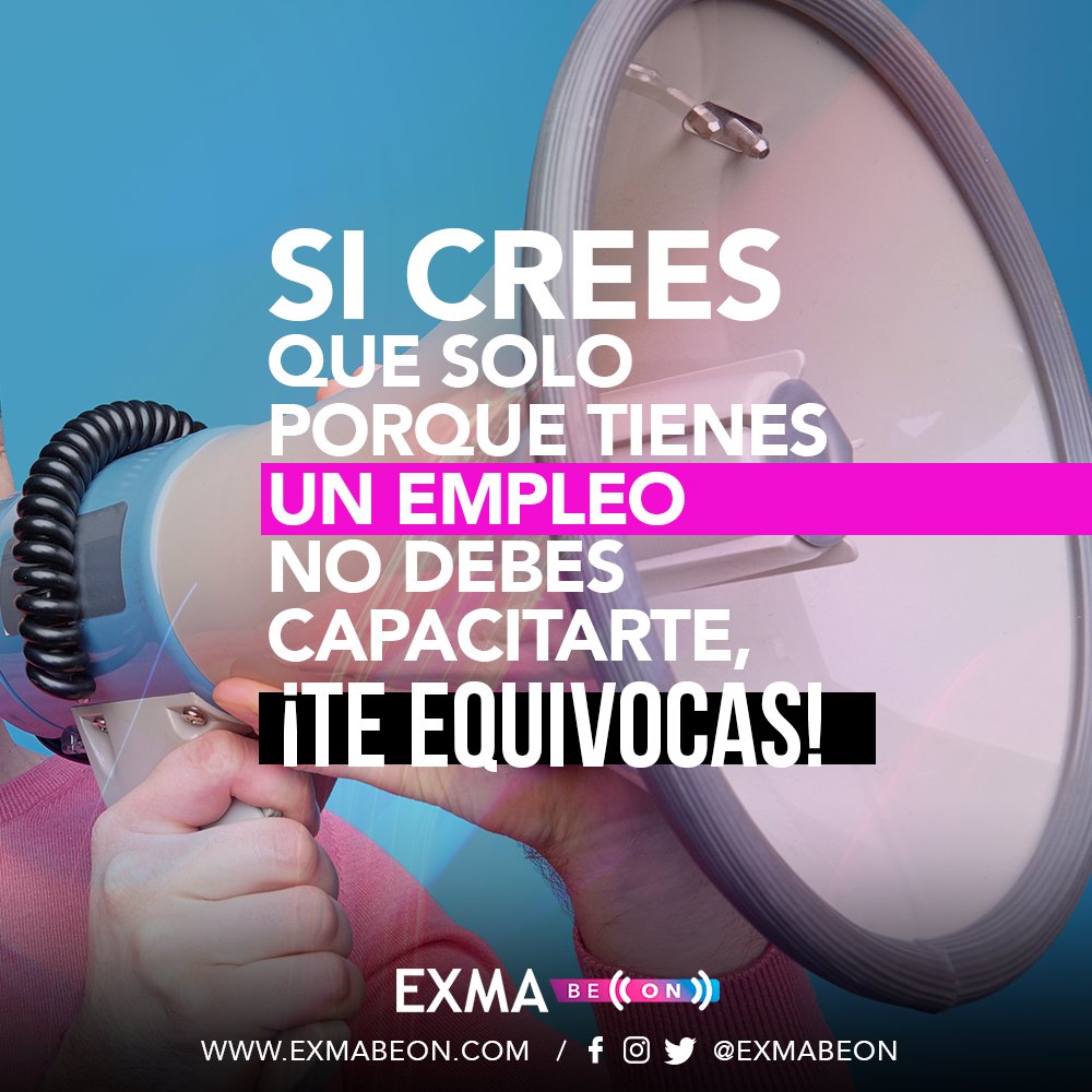 ExmaBeOn's tweet photo. Invertir en tu formación te da acceso a nuevas y mejores oportunidades, escalas en tu posición de trabajo y desarrollas habilidades que quizás desconocías o te faltaban afinar. https://t.co/aflbCfn7vQ