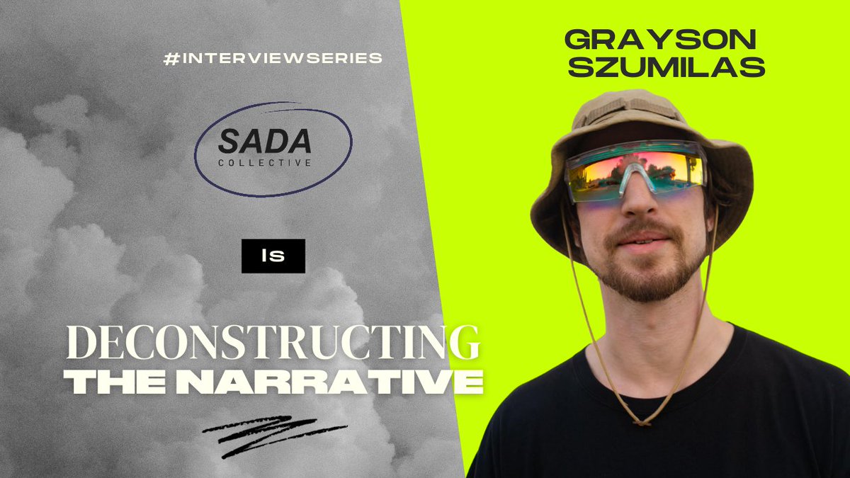 SadaCollective's tweet photo. Episode 23 of DTN featuring Grayson Szumilas is NOW LIVE!⁠ 🚀
⁠
You can access the new episode via Youtube, Spotify, Facebook, and IGTV by searching for SADA Collective and clicking on our Deconstructing the Narrative series.

https://t.co/rhZj6P62Gg https://t.co/14PM1BIvXr