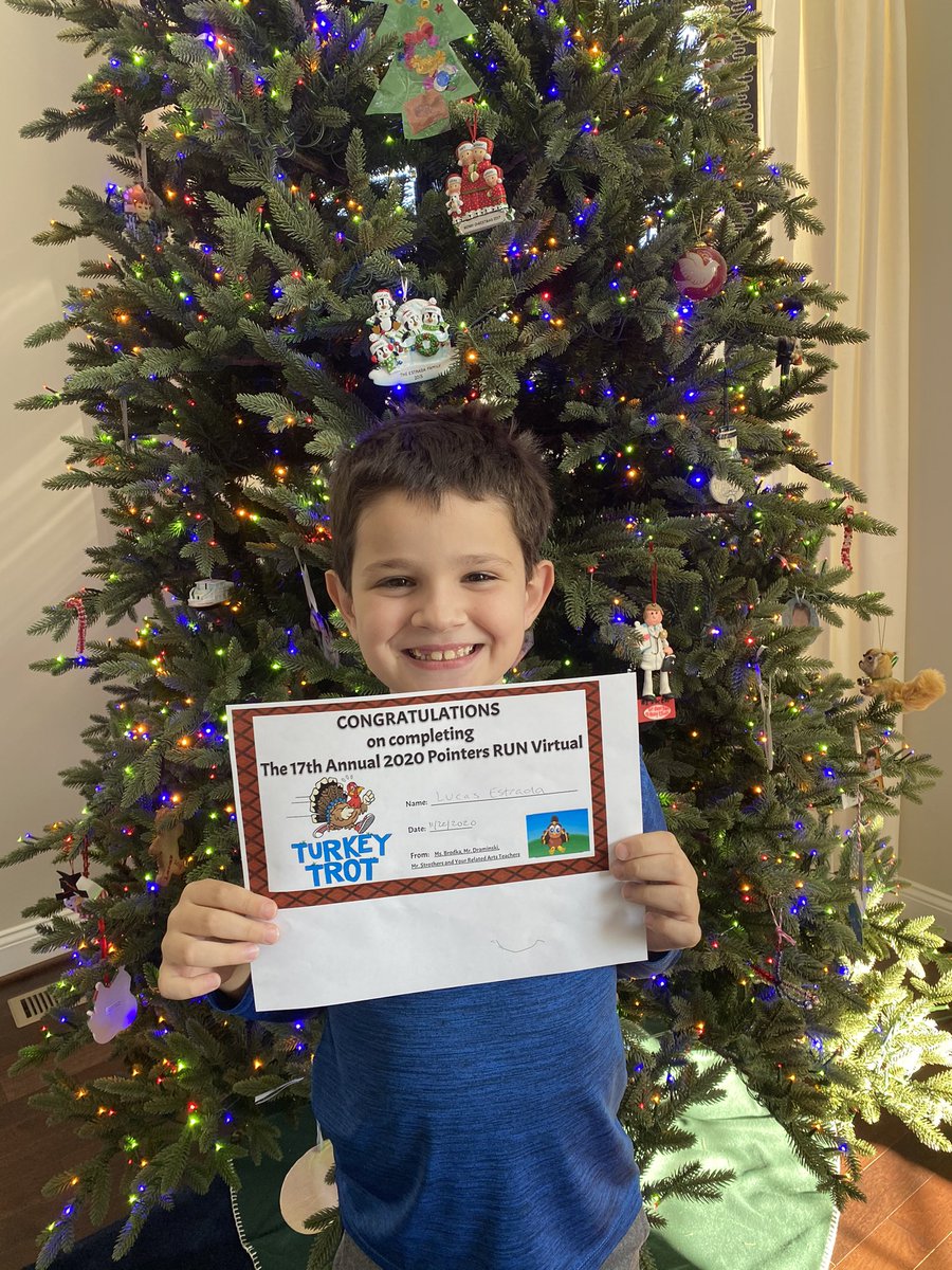 Completed our turkey trot for #PRESVirtualTurkeyTrot2020 <a href="/PRESPhysEd/">PRESPhysEd</a> <a href="/hcpss_pres/">Pointers Run ES</a> this little turkey scored 90 points!