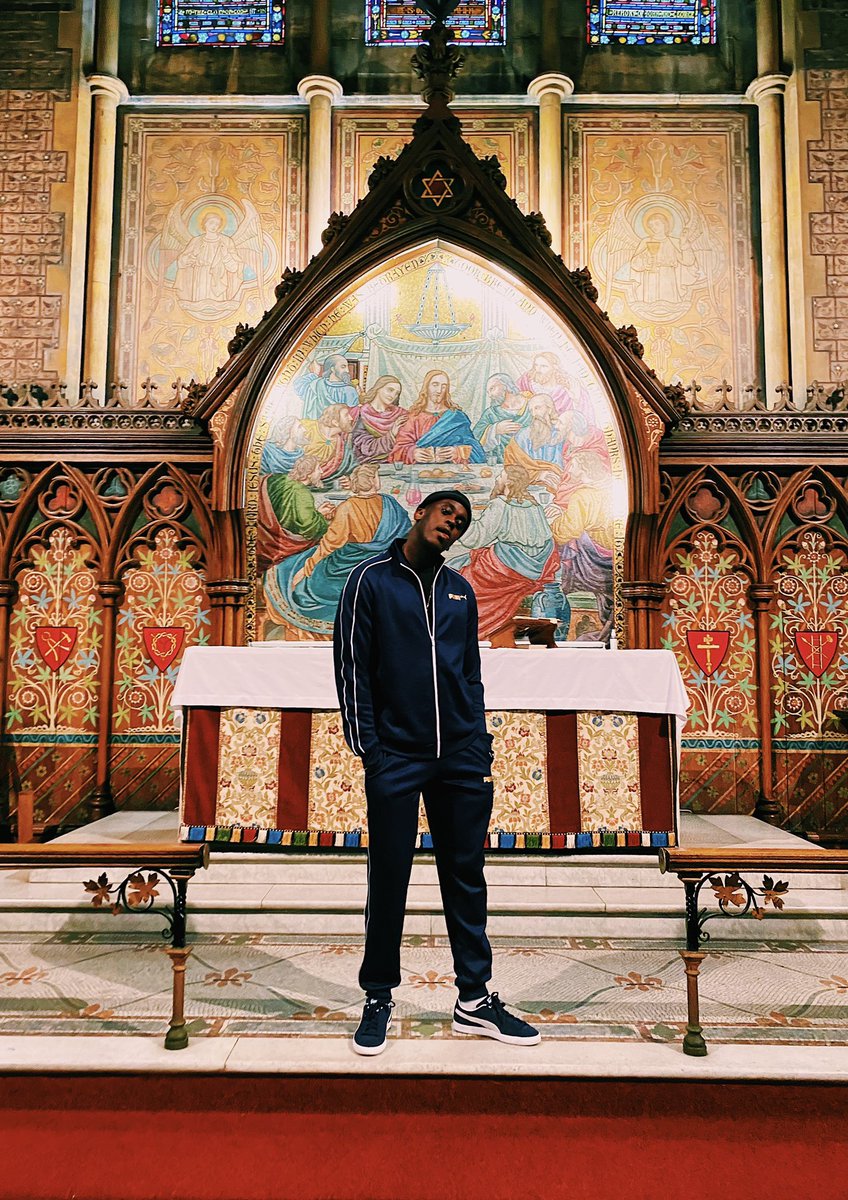barneyartist's tweet photo. Big Barns for @PUMA & @JDSports , #MeInJD.. Mum will be gassed I did this in a church 😂 https://t.co/jF8Mc0Zj7P