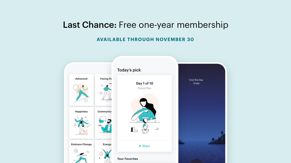 balanceapp's tweet photo. Don't miss out on your free one-year subscription to Balance. The last chance for you, your friends, and your family members to sign up is November 30. Email access@balanceapp.com for instructions. https://t.co/ZZXXueVFML