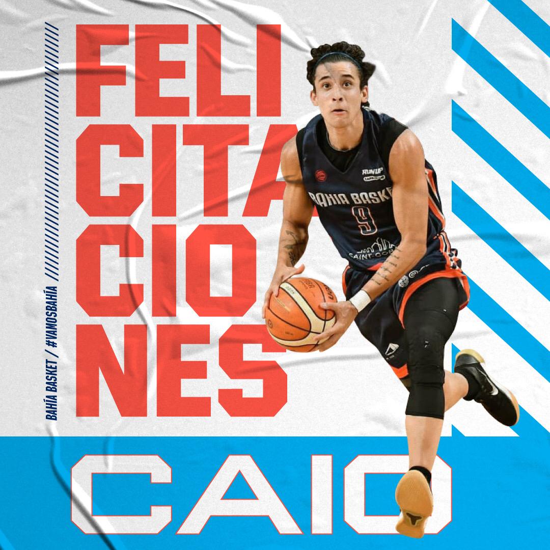 bahiabasket's tweet photo. ¡Parabens, Caio! 🏀🇧🇷
@CaioPacheco09 fue seleccionado para representar a @basquetebrasil en las Ventanas @FIBA del próximo 27 y 28 de noviembre.
¡Felicitaciones, @CaioPacheco09!
#orgulloBB
#VamosBahia
#eljuegonosinspira https://t.co/tt85kyHVqU