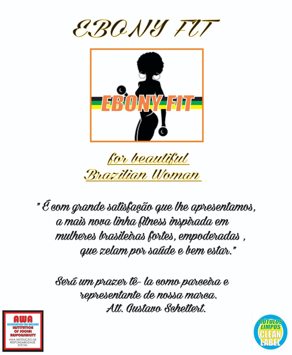 ebonyfitbr's tweet photo. EBONY FIT: for the beautiful #brazilianwoman
Linha de #Suplementos para a linda mulher brasileira. #WheyProtein #Creatina #Colageno #Glutamina #BCAA #PreTreino #EbonyFitBr #afrobrazilian #ResponsabilidadeSocial #AwaWelfare #RotulosLimpos #CleanLabel https://t.co/y5Z3okzlHd