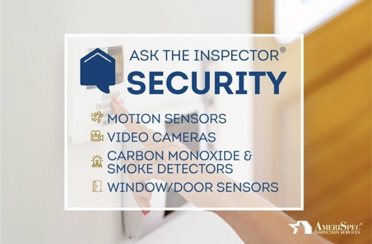 AmeriSpecLV's tweet photo. 👉🏽As a homeowner it is very important to keep your home safe! Here are the top 4 forms of security that would be very helpful to add! If you have any questions feel free to call us today!👍🏽 #lasvegas #homeinspection #clarkcounty #amerispec #homeinspections #vegasstrip #desertlive https://t.co/bnLsQ2io9c