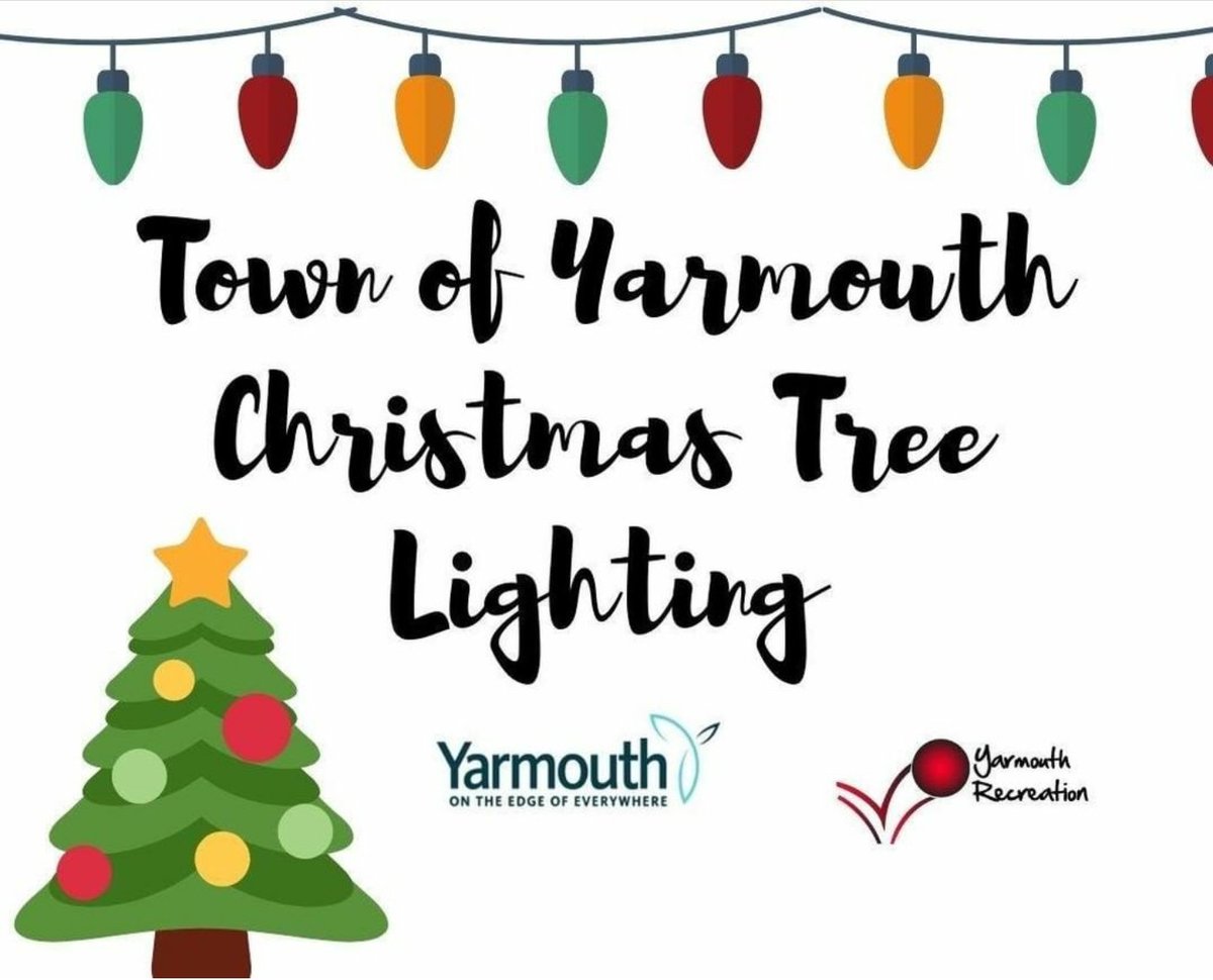 YarmouthRec's tweet photo. Live Stream will be on Friday November 27th @ 6:30 from our Facebook Page, and shared through Town of Yarmouth Facebook Page. 
https://t.co/pGLZWUGFoC 
Cozy up and tune in 🎄
#yarmouth #townofyarmouth #treelighting https://t.co/TO7Xpc3EFX
