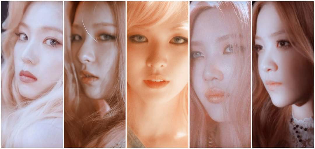 red velvet eras, but as you scroll its closer to their new comeback