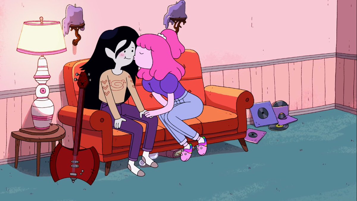 cavehag's tweet photo. pb makes marceline blush 3 times within the span of literally 30 seconds in this scene why are they So . https://t.co/UBlOI8XG3W