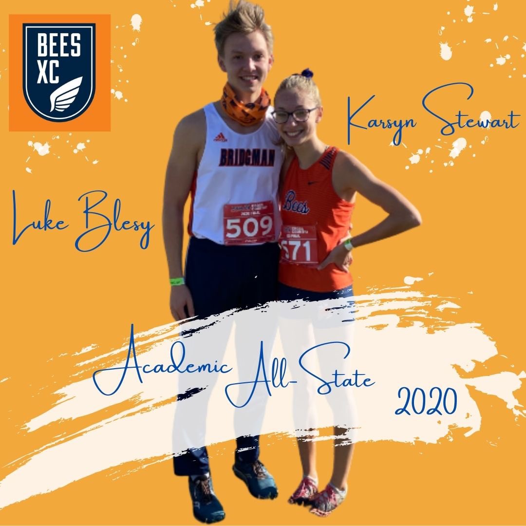 bridgmanxcandtf's tweet photo. Congratulations to Karsyn and Luke for being named Academic All-State for the 2020 season. For both of them, this was the third straight year they have earned this honor. Congratulations!!! #bridgmanxc2020 #tpcf https://t.co/73bWnCCkBq