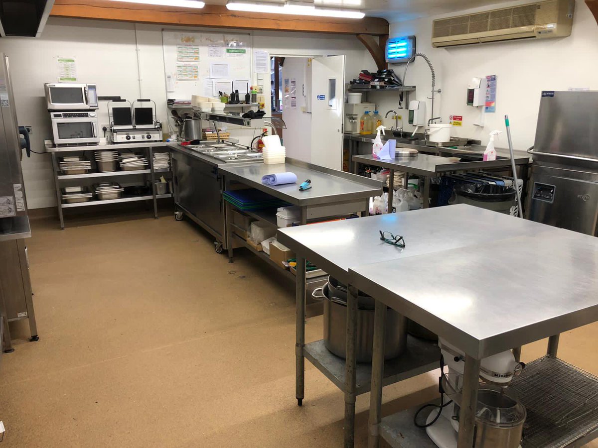 HighLodgeCafe's tweet photo. Kitchen now ready set up for order service. https://t.co/qKVYBVNaqa