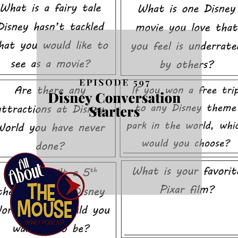 AATMCentral's tweet image. On this week's episode of the @AATMCentral podcast, I'm joined by a panel of listeners for a fun discussion using Disney Comversation Starters.

Download the show today from iTunes and everywhere else podcasts are available or direct from the site at allaboutthemousecentral.com/episode-597-di….