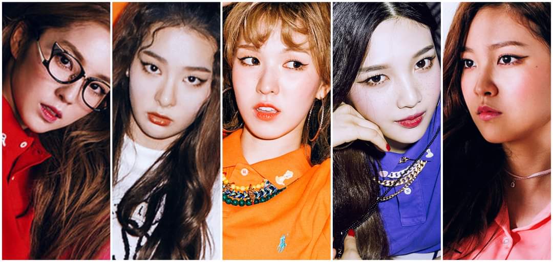 red velvet eras, but as you scroll its closer to their new comeback