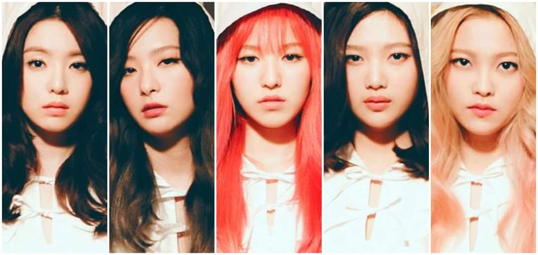 red velvet eras, but as you scroll its closer to their new comeback