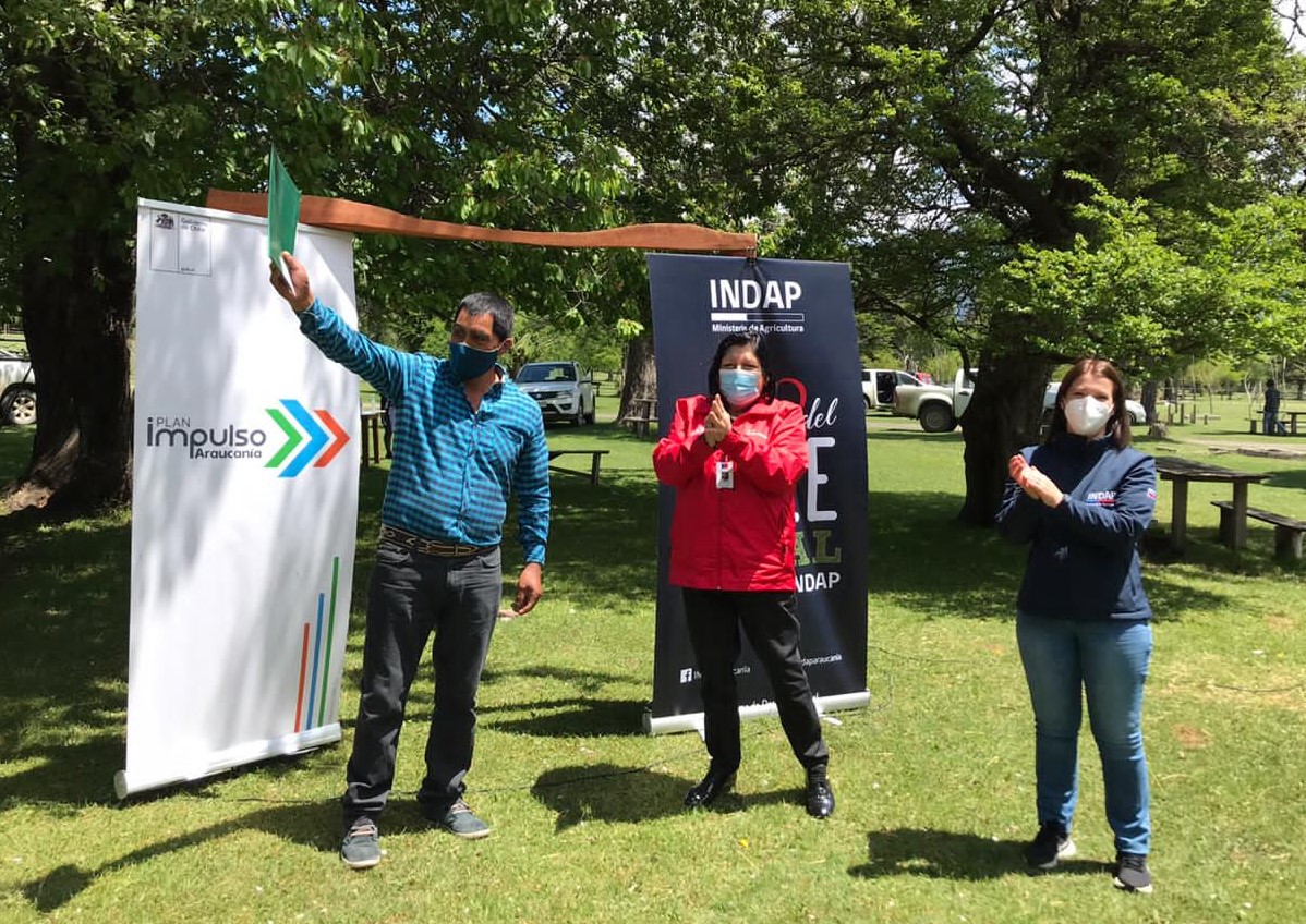 indaparaucania's tweet photo. A través del Programa Asesoría Técnica Especializada de #INDAP, sumado al trabajo articulado con la Seremi de Salud, 19 emprendedores del Turismo Rural de Lonquimay han disminuido sus brechas productivas, porque recibieron  sus carpetas con Resoluciones Sanitarias aprobadas 👍 https://t.co/lsE0T5wVOv