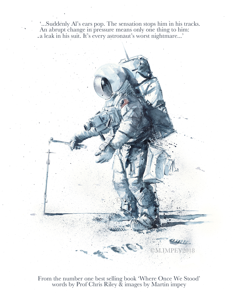 Martin_Impey's tweet photo. #OTD AT THIS MOMENT 1969 - After #NASA's 2nd successful mission to the #Moon. The #Apollo12 #Splashdown took place at exactly 8:58pm GMT. Read all about #PeteConrad & #AlBean's time living on another world in my book #WhereOnceWeStood with the brilliant @alifeofriley. #SPACEART https://t.co/zcV5j7gFxQ