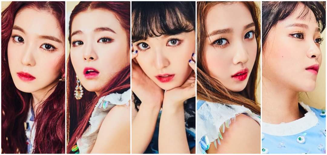 red velvet eras, but as you scroll its closer to their new comeback