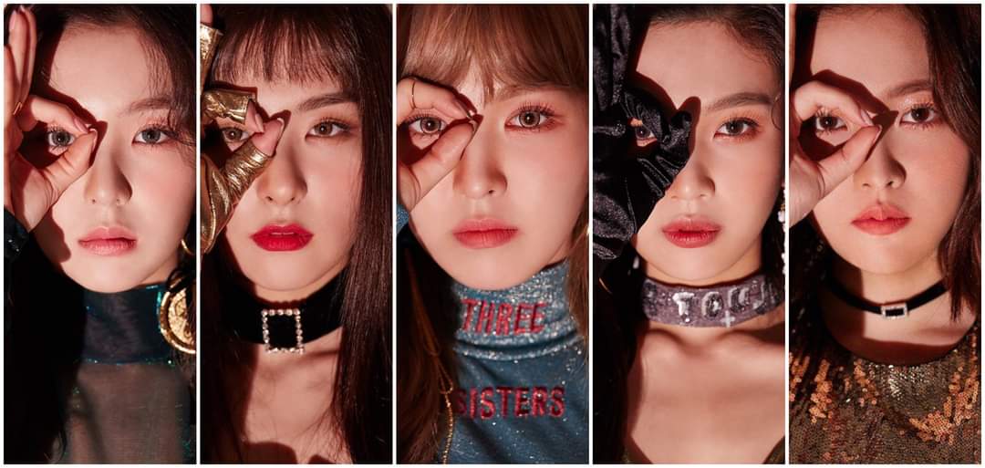 red velvet eras, but as you scroll its closer to their new comeback