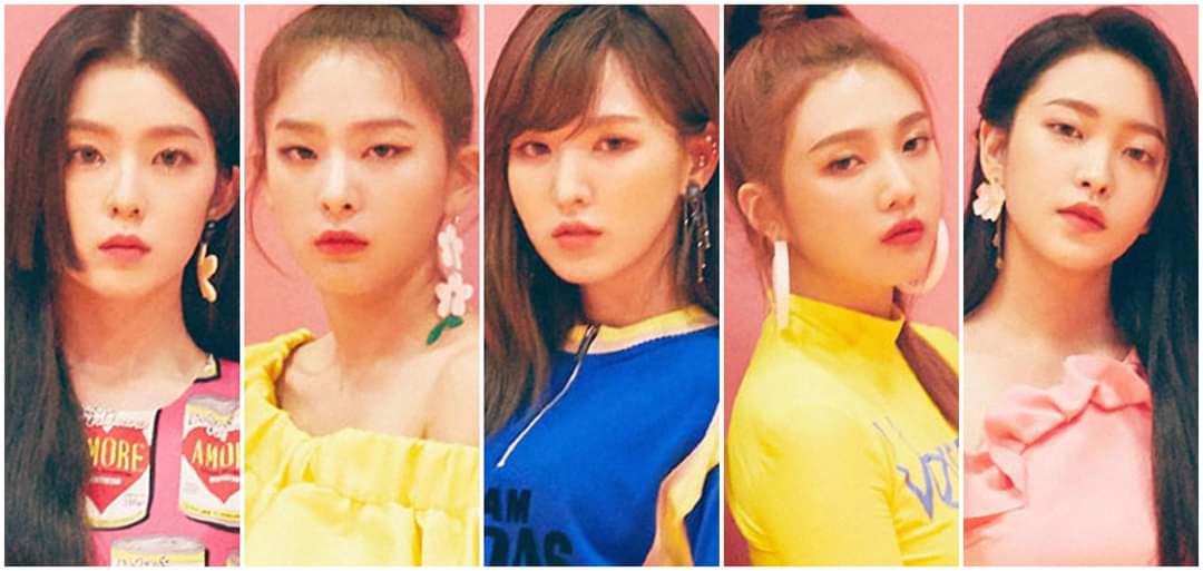 red velvet eras, but as you scroll its closer to their new comeback