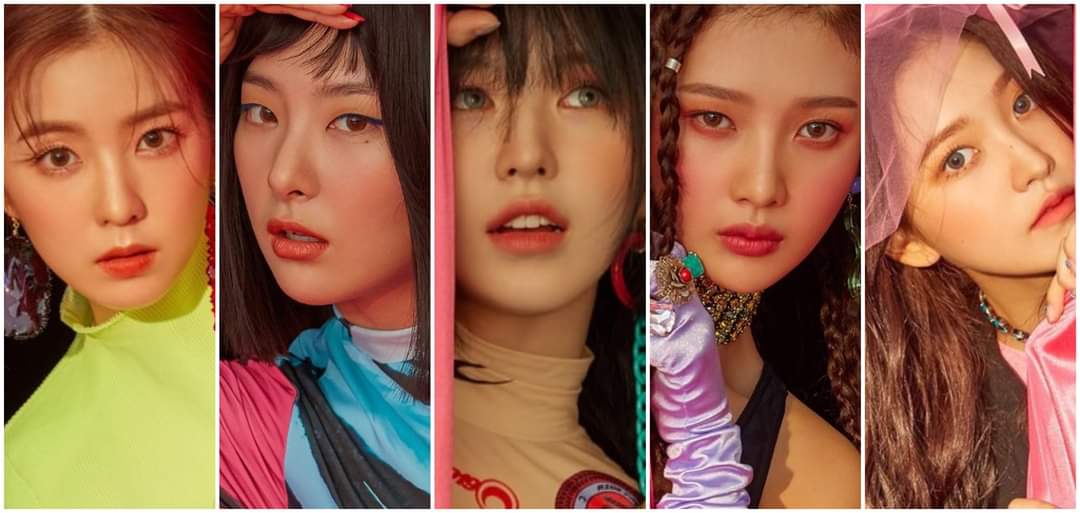 red velvet eras, but as you scroll its closer to their new comeback