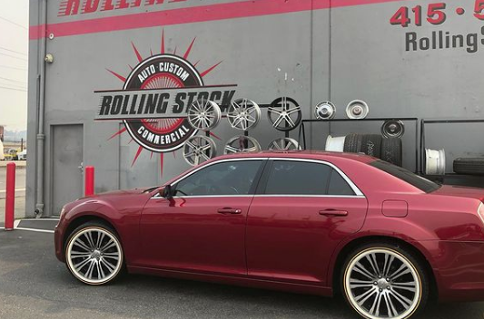 RollingStockSF's tweet photo. Chrysler 300 on fresh new Vogue Tyres

⚠️ Hiring Now! Rolling Stock is seeking a Wheel Sales Specialist — contact us if you’ve got the skills ❕
Want to customize your ride? Call our team at ☎️ 415-558-9121

#Citybythebay
#carculture #bayareacars
#carlifestyle
#wheelshop https://t.co/PW5LcSbRIq