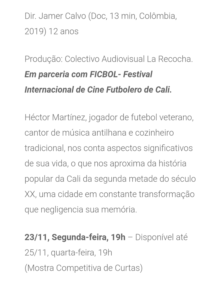 FICBOL ⚽ Festival Internacional de Cine Futbolero tweet media
