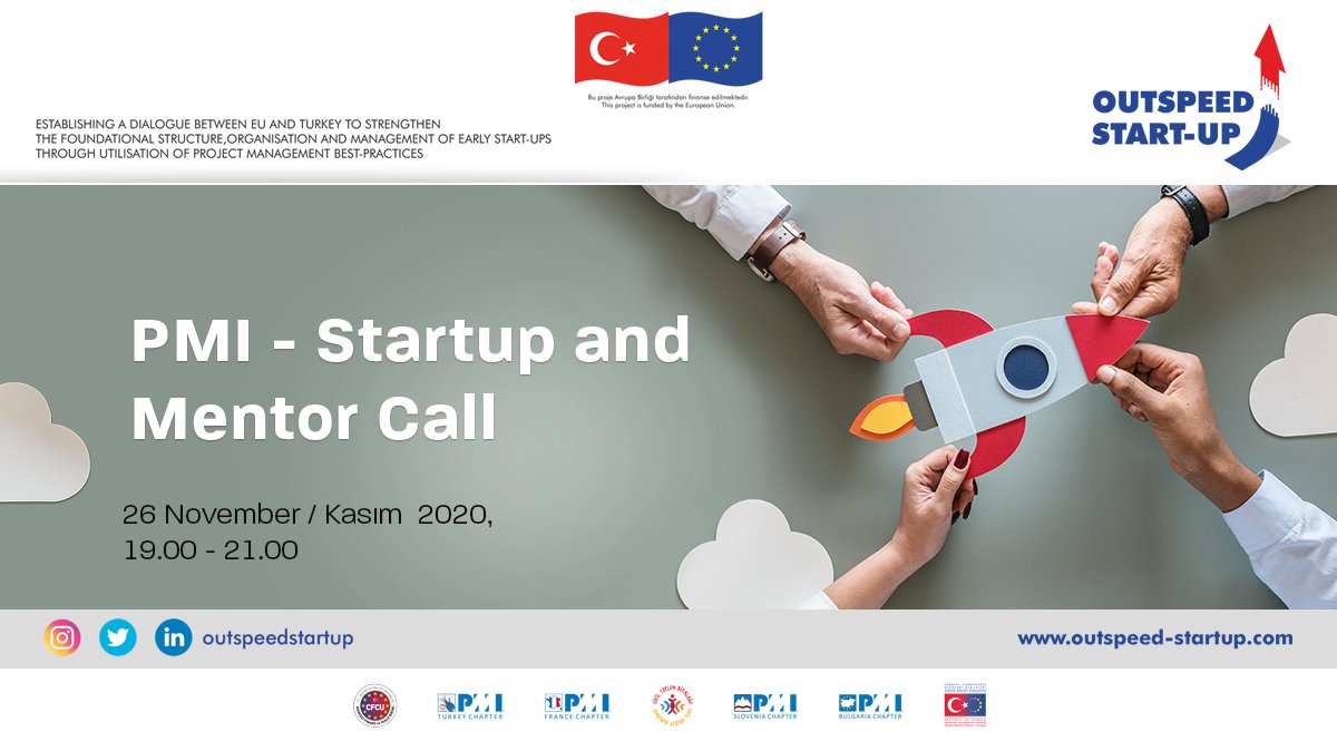 outspeedstartup's tweet photo. Outspeed Startup Projesi kapsamında 26 Ekim Perşembe saat:19:00'da ''PMI - Startup ve Mentor Çağrısı'' adlı etkinliğimiz olacaktır. 

Etkinliğimize kayıt olmayı unutmayın!

Kayıt olmak için:
https://t.co/moX3yPPy8s https://t.co/RdDX5mQ82Y