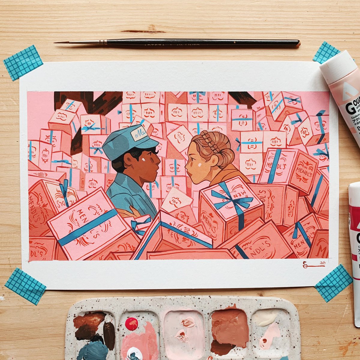 Sibylline_M's tweet photo. The Grand Budapest Hotel 🌸 https://t.co/orxYxmg4VF