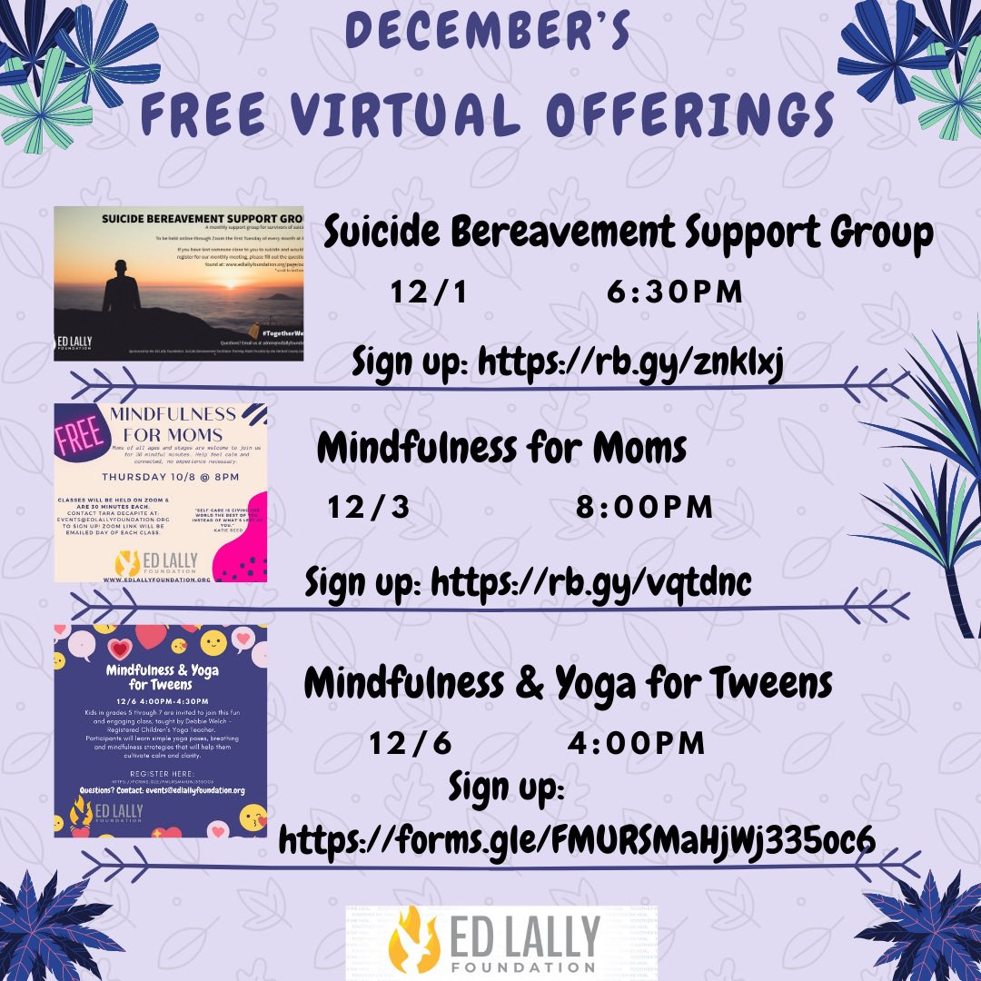 Upcoming offerings! #free #virtual