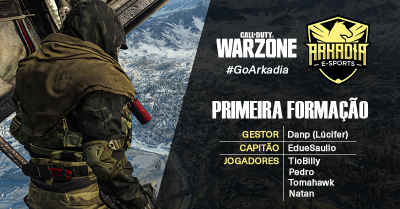 arkadia_esports's tweet photo. Arkadia e-sports está formando um time amador para o competitivo de Call Of Duty Warzone. #GoArkadia!! https://t.co/HrR5JANEuO