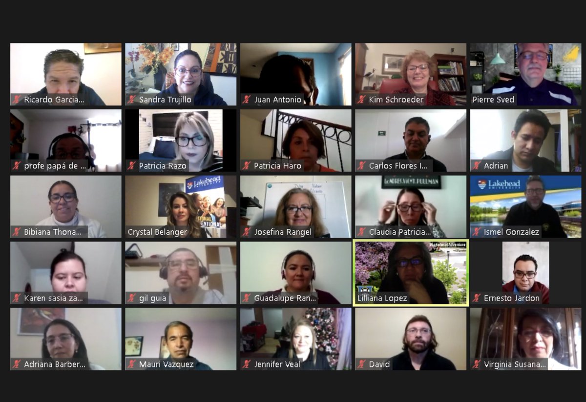 sandratrujillo's tweet photo. Welcome and first day of class on this program Train the Trainers, with Lakehead University 🇨🇦 through EDUCAFIN 🇲🇽 #English4Gto #GtoGlobal @EducafinSube https://t.co/zzX6RbBAK2