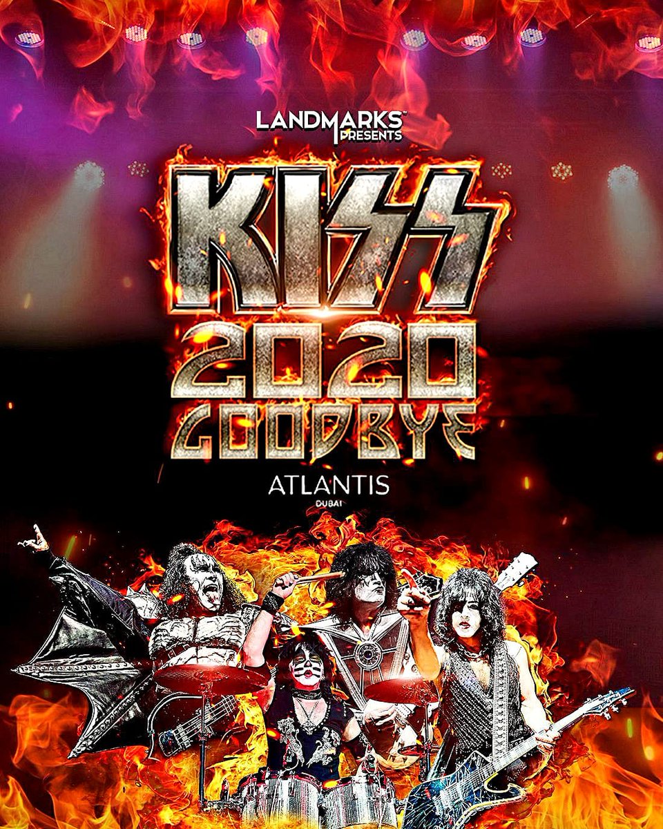 #KISS #Dubai #NewYearsEve
Visit Kiss2020goodbye.com 

#KISS #KISSARMYROCKS #kissbandfans #kissbandforever #KISSARMY #kissnation  #NYE #bringmusicback #atlantisdubai