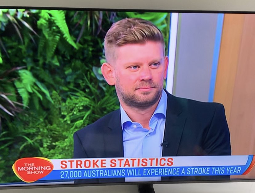 Very important message from Dr Caleb Ferguson @calebferg re: the importance of recognising stroke symptoms and acting F.A.S.T @strokefdn @WorldStrokeOrg @acn_tweet @morningshowon7 @larryemdur @kyliegillies