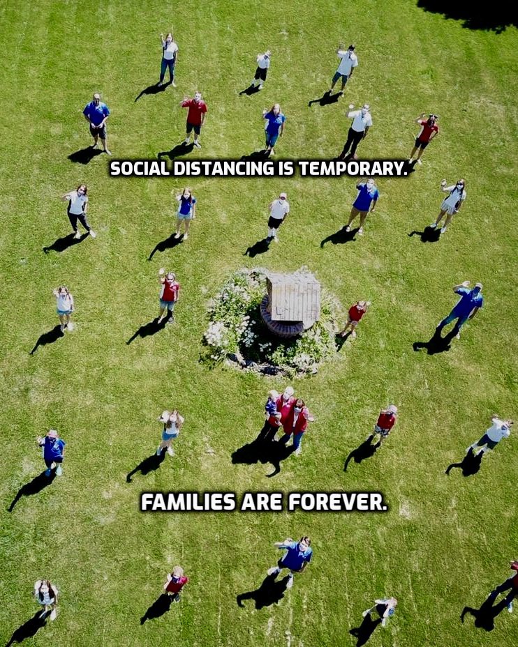 Senator_Hill's tweet photo. This is our family social distancing in our backyard this summer. I #givethanks that all things that separate us are only temporary. https://t.co/73nJkAnWFj