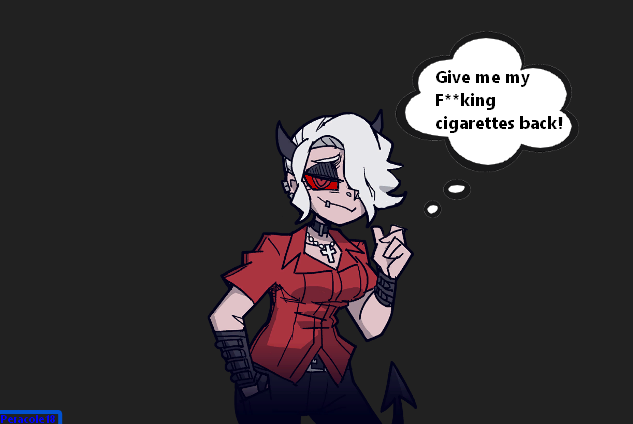 BlackMesaHQ's tweet photo. When cigarettes and other tobacco products are banned from around the world and Zdrada hears about it.
#Helltaker #Helltaker_Zdrada #Memes https://t.co/a11qBK7bre
