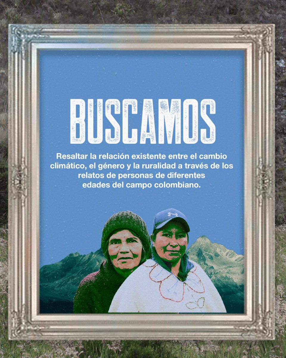 Climalab_ONG's tweet photo. Te invitamos tambien a verla a través de nuestro canal de YouTube 🔗
Estará disponible hasta el 15 de diciembre, no te lo puerdas🎬
#género #cambioclimático #ruralidad #Climalab
🛑 Link de transmisión del documental:
https://t.co/Yvc2lWJ98B https://t.co/BSaVS3hwbJ