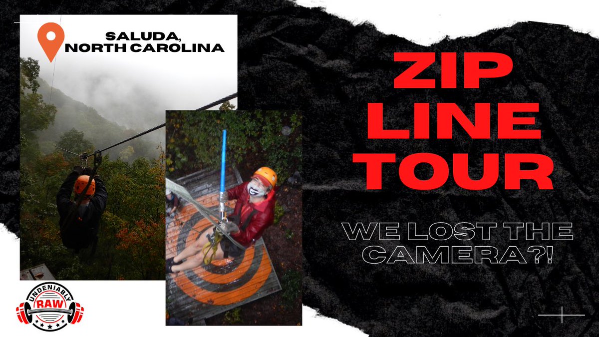 UndeniablyRaw's tweet photo. A disaster happens at 9:25 in the latest edition of Undeniably Raw 

https://t.co/hqVDzni54o

#zipline #fitness #travel #youtube #youtubers #nc #northcarolina #gopro https://t.co/t1oKItcOFa