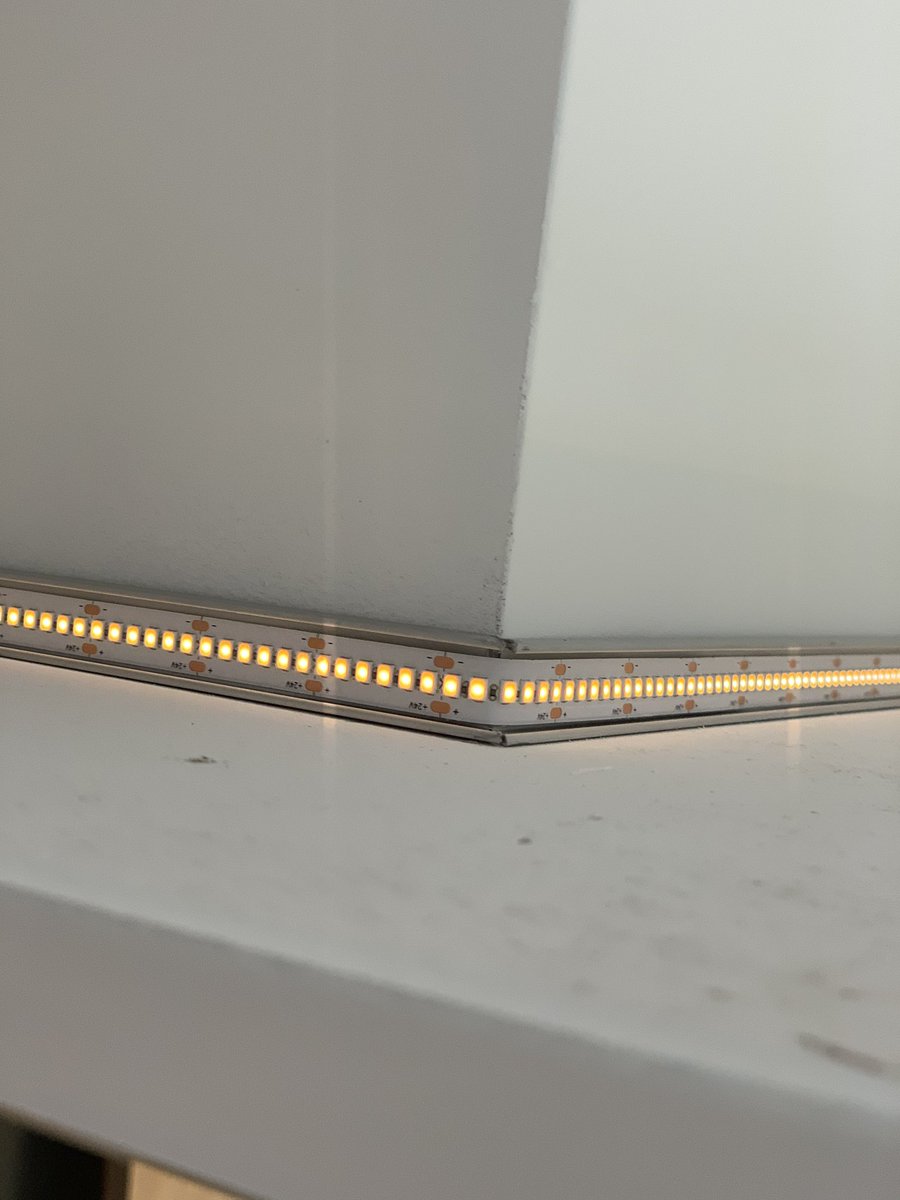 LecEtec's tweet image. Led strip and profile going in to our Chislehurst project controlled via Loxone 👍 #ledstrip #kitchenled #arcled #moodlighting #loxone  #loxonesmarthome #loxoneuk