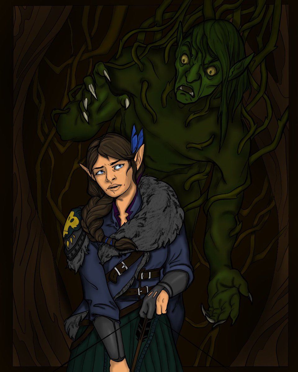 NotTheBureauATF's tweet photo. Finally finished another @Critical_color page. This is page 67. Lines by @astods #CriticalColor #CriticalRole #DigitalArt #procreate https://t.co/p2fnVeLIlT