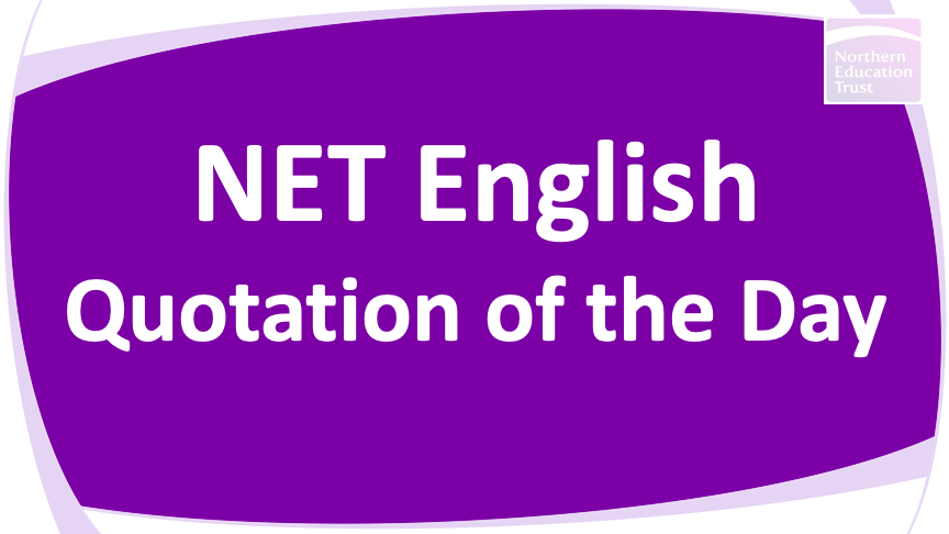 NET_English_'s tweet photo. ‘We don’t live alone. We are members of one body. We are responsible for each other.’ 
(AN INSPECTOR CALLS, ACT 3)

‘I am brilliant at doing what people say.’ 
(DNA, ACT 3) https://t.co/tKisE2tNuH