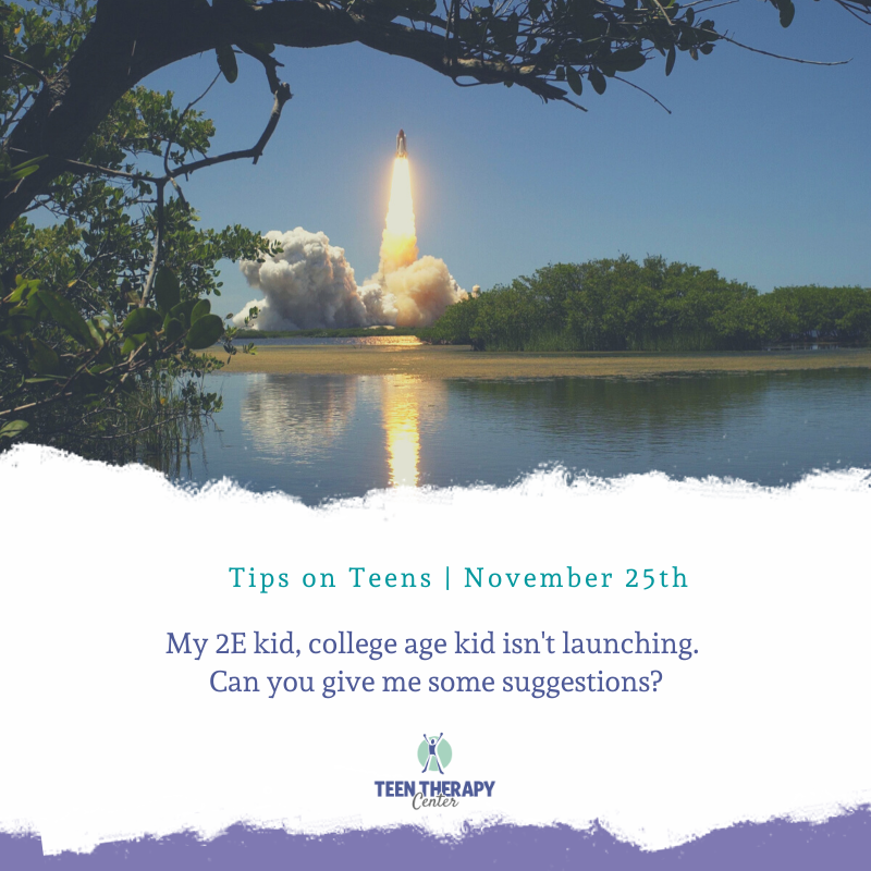 TeenTherapyHelp's tweet photo. Tune in to TipsOnTeens on FB Live Wednesday, 11/25 at noon to hear Kent answer this question.

#2e #TeenMentalHealth #parentingtips https://t.co/twNwsyi90C