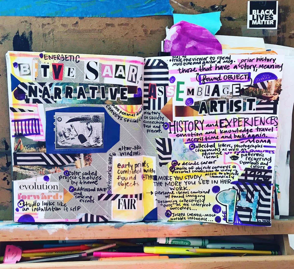 dfiatart's tweet photo. Work in progress to prep for Fundamental & Intermediate Units:A Valuable Collection & Memories & Metaphors. 🎨 #visualjournal #artistresearch #mixedmedia #collage #findingconnections https://t.co/krmVoRLyth